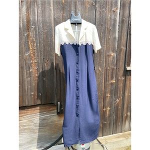 **Vintage Item** adorable Long Dress barn Dress